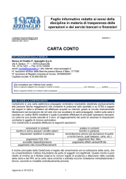 carta conto - Banco Azzoaglio