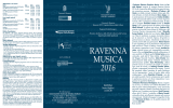 ravenna musica 2016 - Associazione Musicale Angelo Mariani