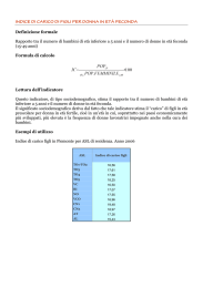 Indice di carico di figli