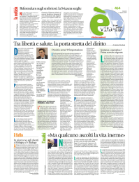 Tra libert&agrave; e salute la porta stretta del diritto Ma qualcuno ascolti la