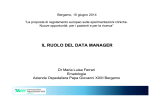Il ruolo del data manager - ASST-PG23