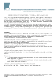 griglia correzione prova invalsi 2014 – 2015 italiano matematica