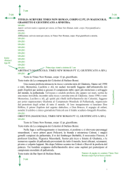 scrivere times new roman, corpo 12 pt, in maiuscolo