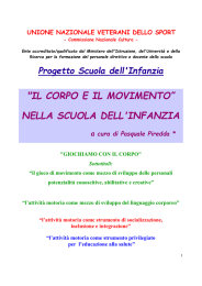 "IL CORPO E IL MOVIMENTO” NELLA SCUOLA DELL`INFANZIA