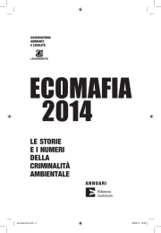 LE STORIE E I NUMERI DELLA CRIMINALITÀ AMBIENTALE