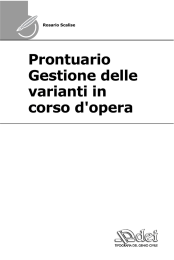 Prontuario Gestione delle varianti in corso d`opera - build.it