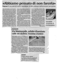 «Abbiamo pensato di non farcela»