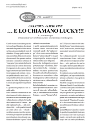 e lo chiamano lucky!!! - giornale della cinofilia