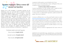 Favorire impegno, fatica e senso del dovere nei bambini