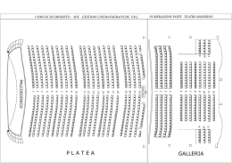 teatro MODERNO GROSSETO- numerazione posti