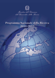 Programma nazionale della ricerca (PNR) 2011-2013