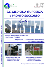 S.C. MEDICINA d`URGENZA e PRONTO SOCCORSO
