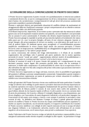 le dinamiche della comunicazione in pronto soccorso