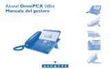 Alcatel OmniPCX Off ice Manuale del gestore