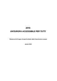 Accessibilità per tutti - ENAT European Network for Accessible