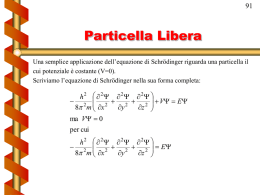 4. Particella Libera e Scatola