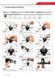 Istruzioni per lo smontaggio e rimontaggio corpo ruota libera