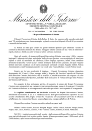 I Reparti Prevenzione Crimine
