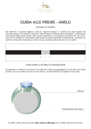 guida alle misure - anelli