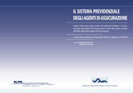 il sistema previdenziale degli agenti di assicurazione