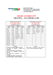 orari autobus stp gravina – altamura (a/r)