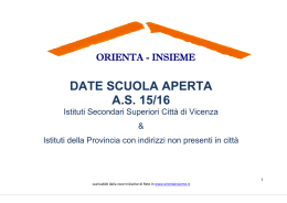 Calendario scuole aperte - Istituto Comprensivo di San Pietro in Gu