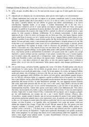 Antologia di brani di lettere di S. FRANCESCO DI SALES a S