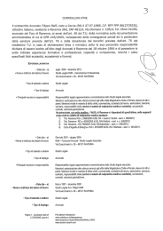 CURRICULUM VITAE Il sottoscritto Avvocato Filippo Raffi, nato a