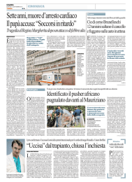 “Uccisa” dal trapianto, chiusa l`inchiesta (La Repubblica)
