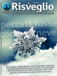 «Poi venite, e discutiamo», dice il Signore: «Anche se i vostri peccati