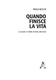 quando finisce la vita