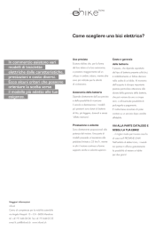 Come scegliere una bici elettrica?