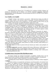 FRAGILITA` UMANA Nelle riflessioni che seguono non vi &egrave;