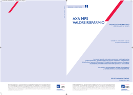 axa mps valore risparmio - AXA