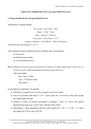 PROBLEMI CON CALCOLO PERCENTUALE – SUGGERIMENTI