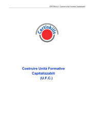 Costruire Unità Formative Capitalizzabili (UFC)