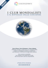 I Club Mondialisti e il Risveglio della Coscienza