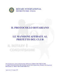 Manuale del Prefetto di Club