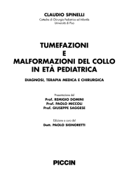 Tumefazioni e Malformazioni del collo in età pediatrica (estratto)