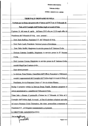 Protocollo PCT del Tribunale di Nola