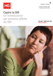 Capire la SM Un`introduzione per persone affette da SM