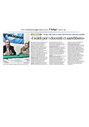 «I soldi per i docenti ci sarebbero»