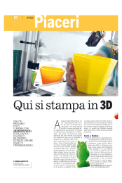 VOLETE PROVARE? ECCO I LABORATORI «MAKERSPACE