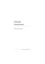 Orlando Innamorato - Biblioteca della Letteratura Italiana