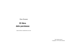 El libro dele parolasse