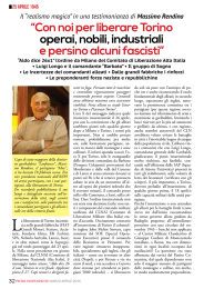 “Con noi per liberare Torino operai, nobili, industriali e persino