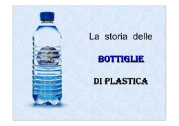 La storia delle BOTTIGLIE