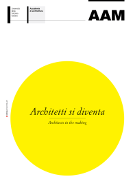 Architetti si diventa - Bachelor