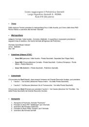 Come raggiungere il Policlinico Gemelli