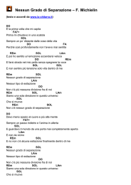 Nessun Grado di Separazione – F. Michielin - La